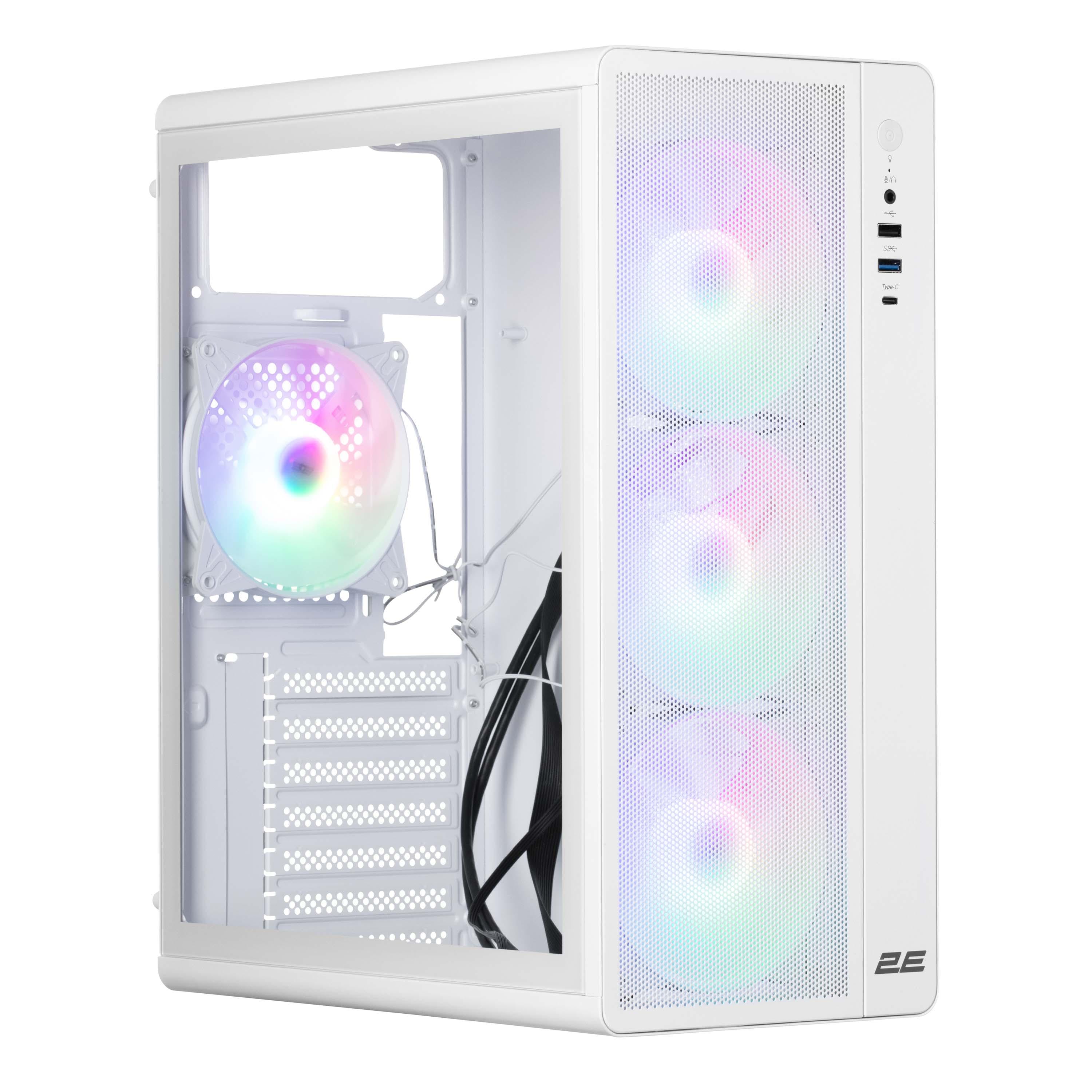 Корпус для компьютера 2E GAMING Credo Plus V510W Mid Tower mini-ITX/micro-ATX no PSU Белый (2E-V510W) Корпус для компьютера 2E GAMING Credo Plus V510W Mid Tower mini-ITX/micro-ATX no PSU Белый (2E-V510W)