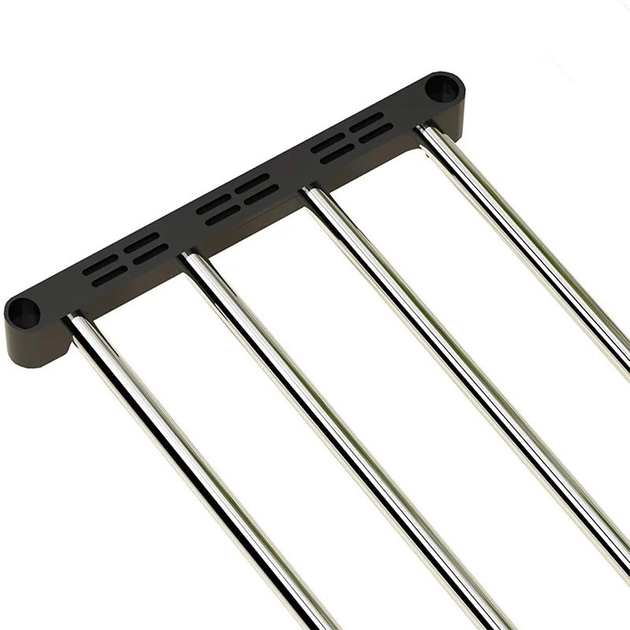 Стійка для взуття RIAS RD-9004 складна металева 5 ярусів 88x56x30 см - фото 4