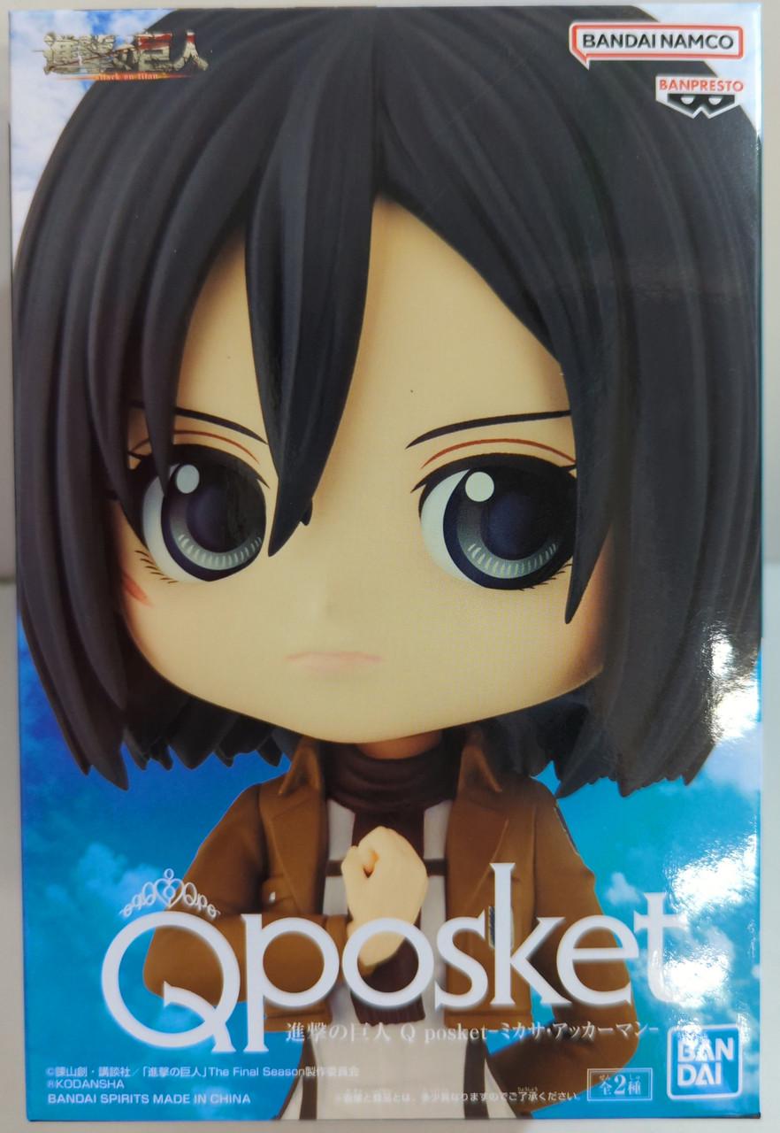 Фигурка для геймеров Bandai Spirits Q posket Mikasa Ackerman Attack on titan 14 см (BS MA AOT A) - фото 5