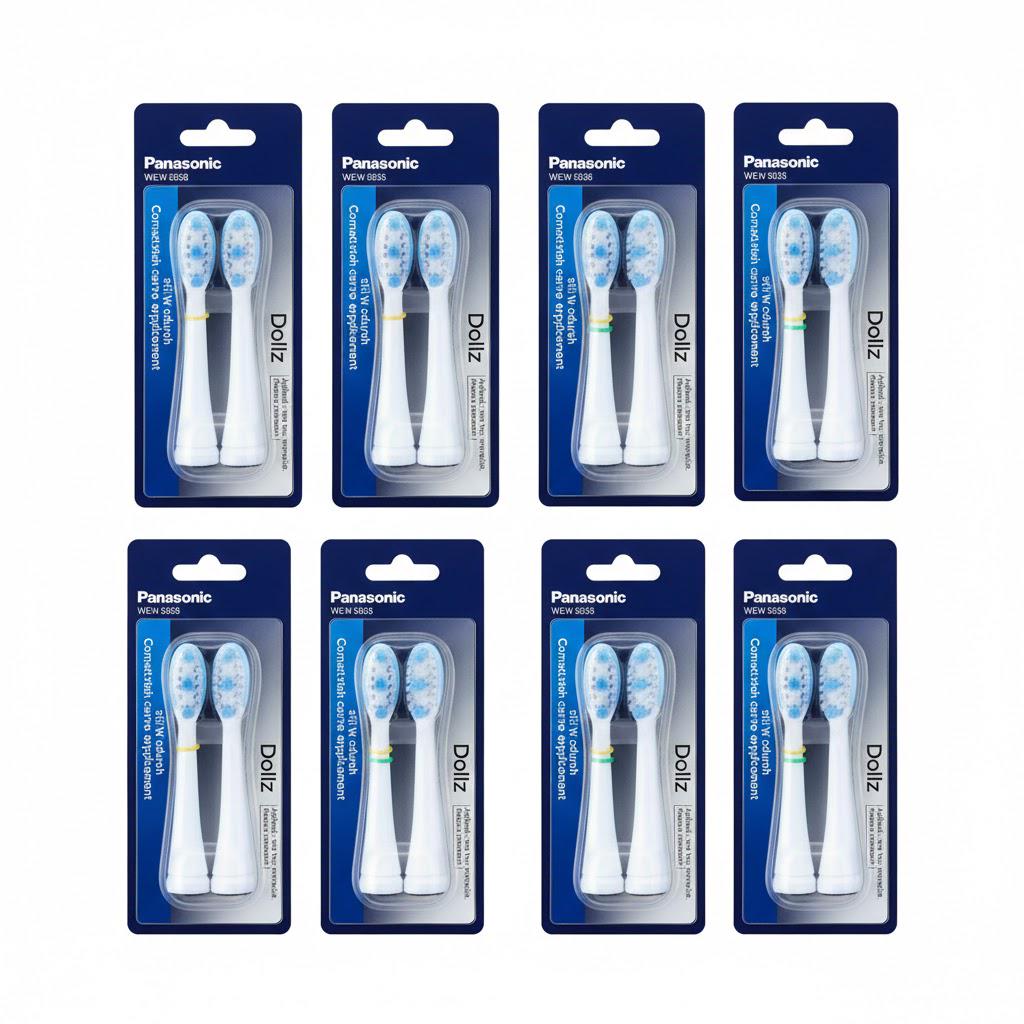 Насадки для электрической зубной щетки Panasonic WEW-0929-W830-AS3 6 блистеров