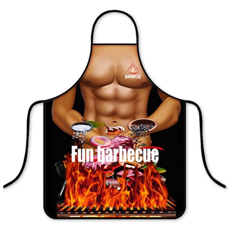 Фартук с приколом для мужчин Fun barbecue 80x60 см Разноцветный (50200)