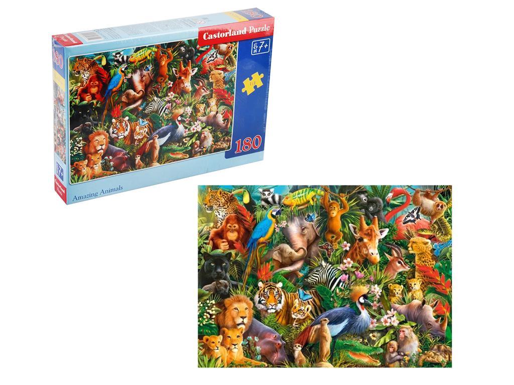Пазл Castorland Дивовижні тварини 180 ел. 32x23 см (B-018512) Пазл Castorland Дивовижні тварини 180 ел. 32x23 см (B-018512)