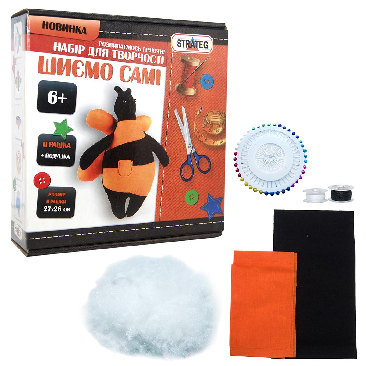 Набор для творчества Strateg шьем сами Пчелка (и-08) - фото 2