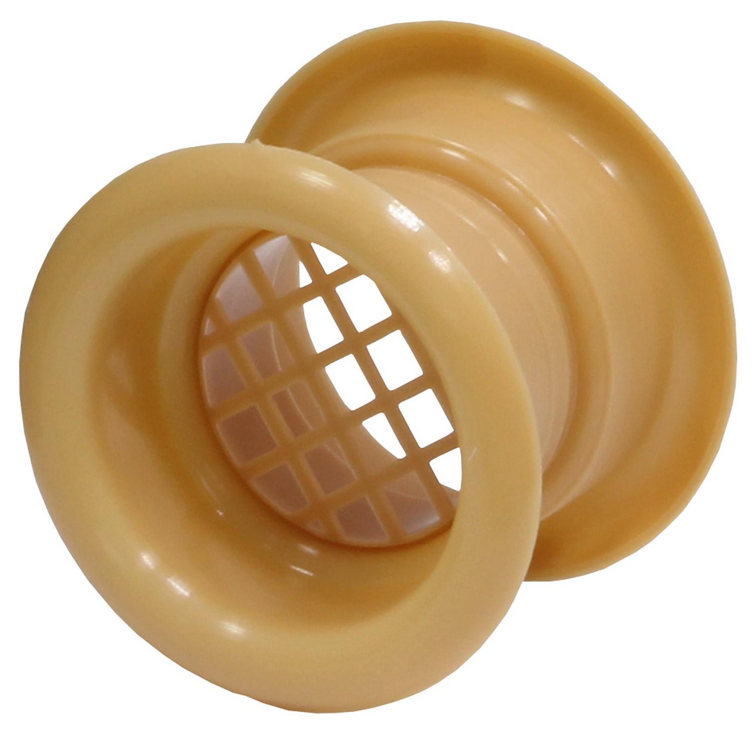 Решітки дверні AirRoxy втулка 6 шт. Бежевий (02-116)