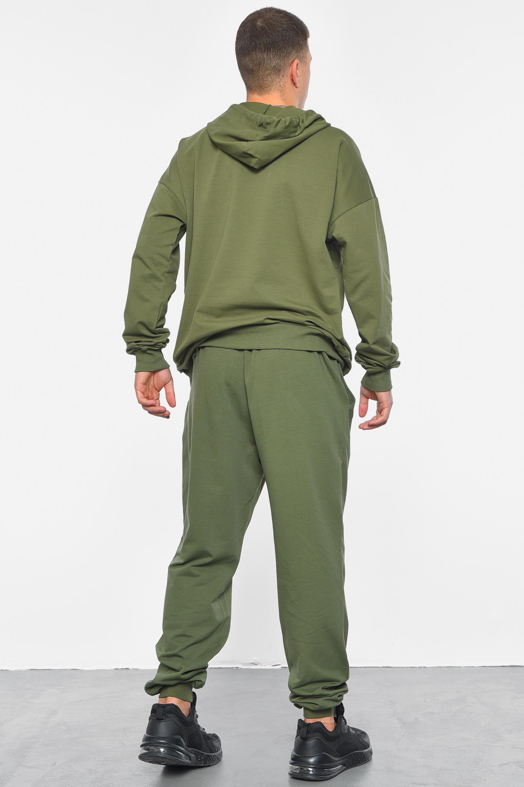 Спортивний костюм чоловічий XL Хакі (189758) - фото 3