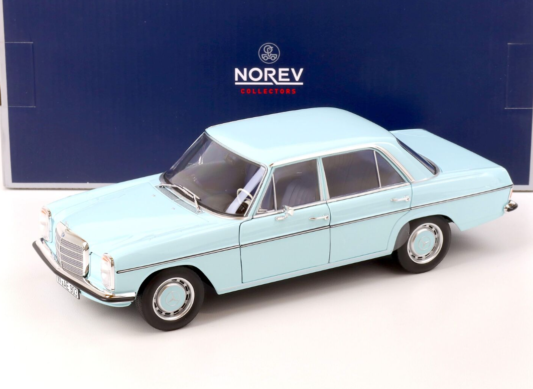 Модель автомобиля Norev 1:18 Mercedes-Benz 200/8 W115 Limousine Light Blue (183777) - фото 2 Модель автомобиля Norev 1:18 Mercedes-Benz 200/8 W115 Limousine Light Blue (183777) - фото 2