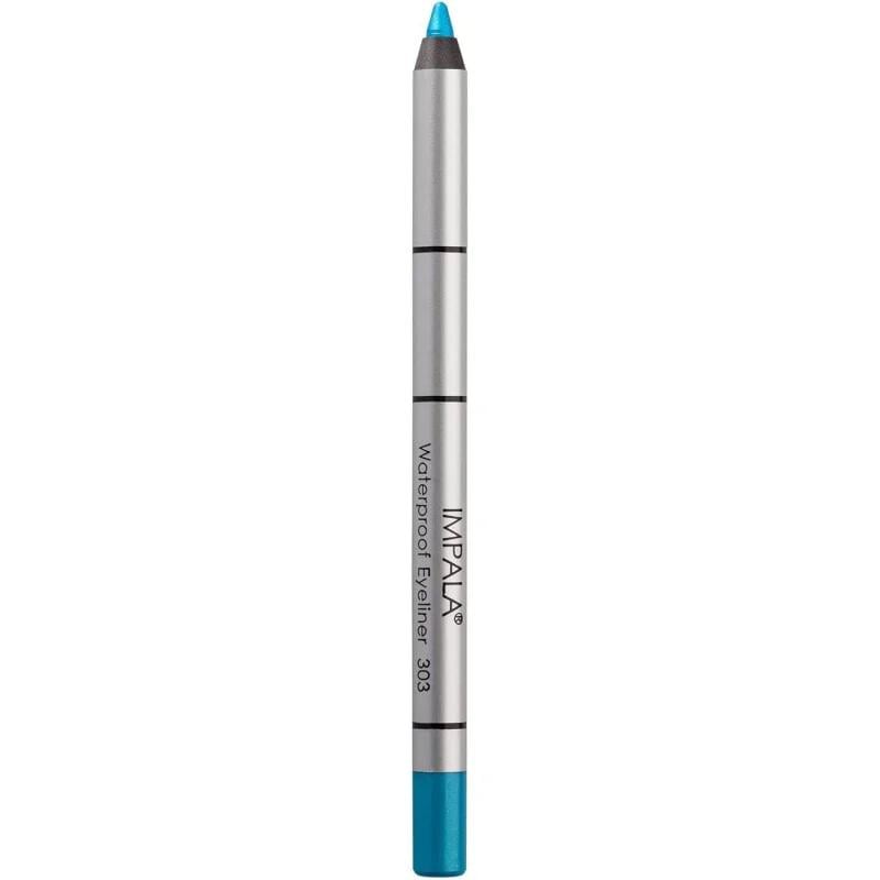 Карандаш для глаз водостойкий на пчелином воске Impala Waterproof Eyeliner 303 Голубой с шимером (478)