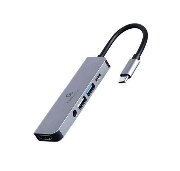 Концентратор USB-хаб Cablexpert USB-C 5-in-1 (A-CM-COMBO5-02)