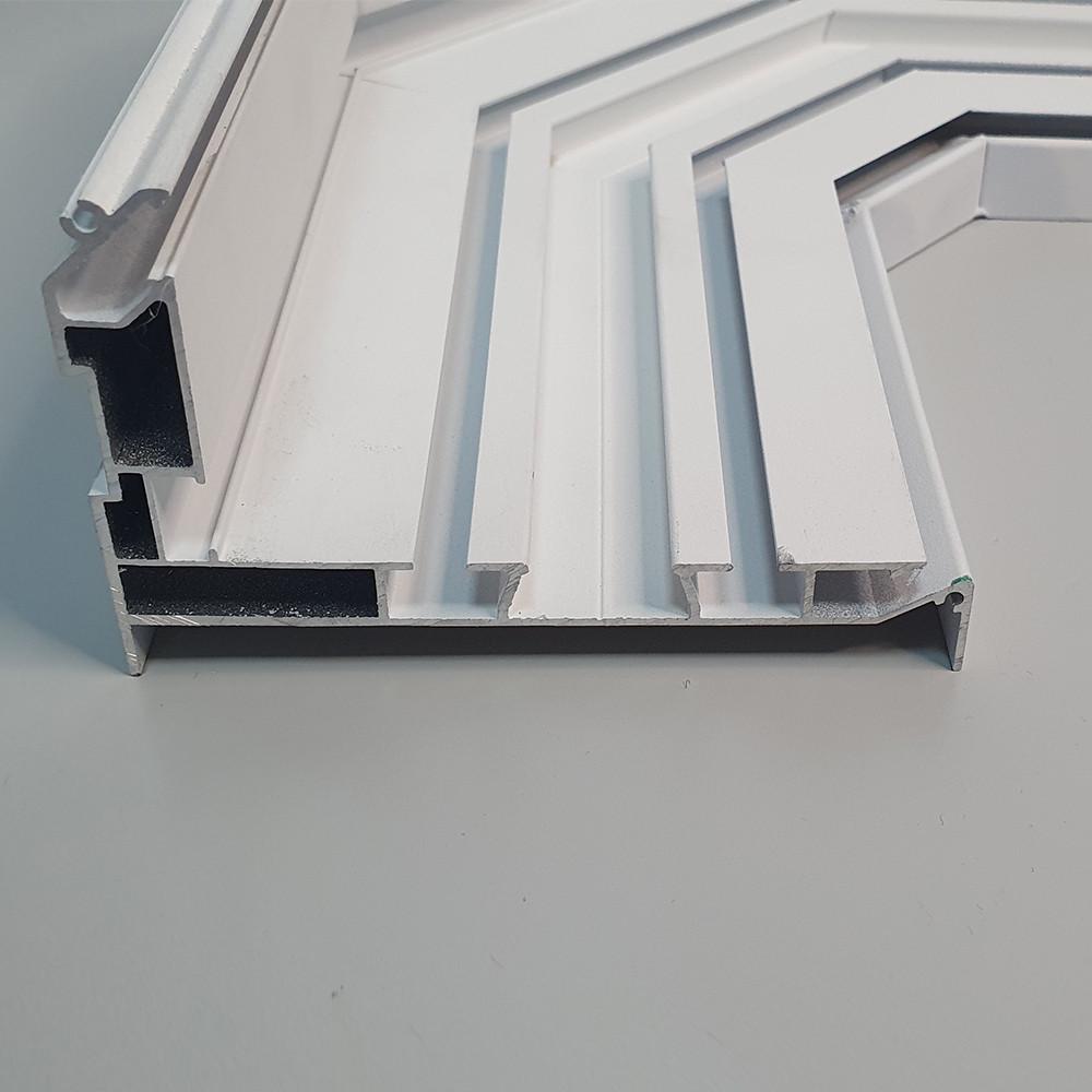 Угол карниза/гардины усиленной 45° две полосы левый Белый (1834776043) - фото 3 Угол карниза/гардины усиленной 45° две полосы левый Белый (1834776043) - фото 3