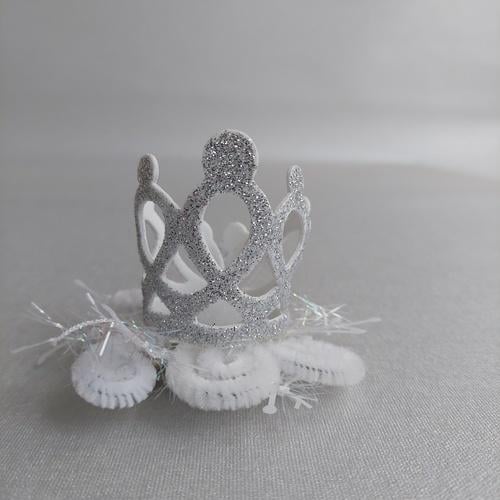 Корона из фоамирана на заколке Маленькая на праздник для девочки (210092)