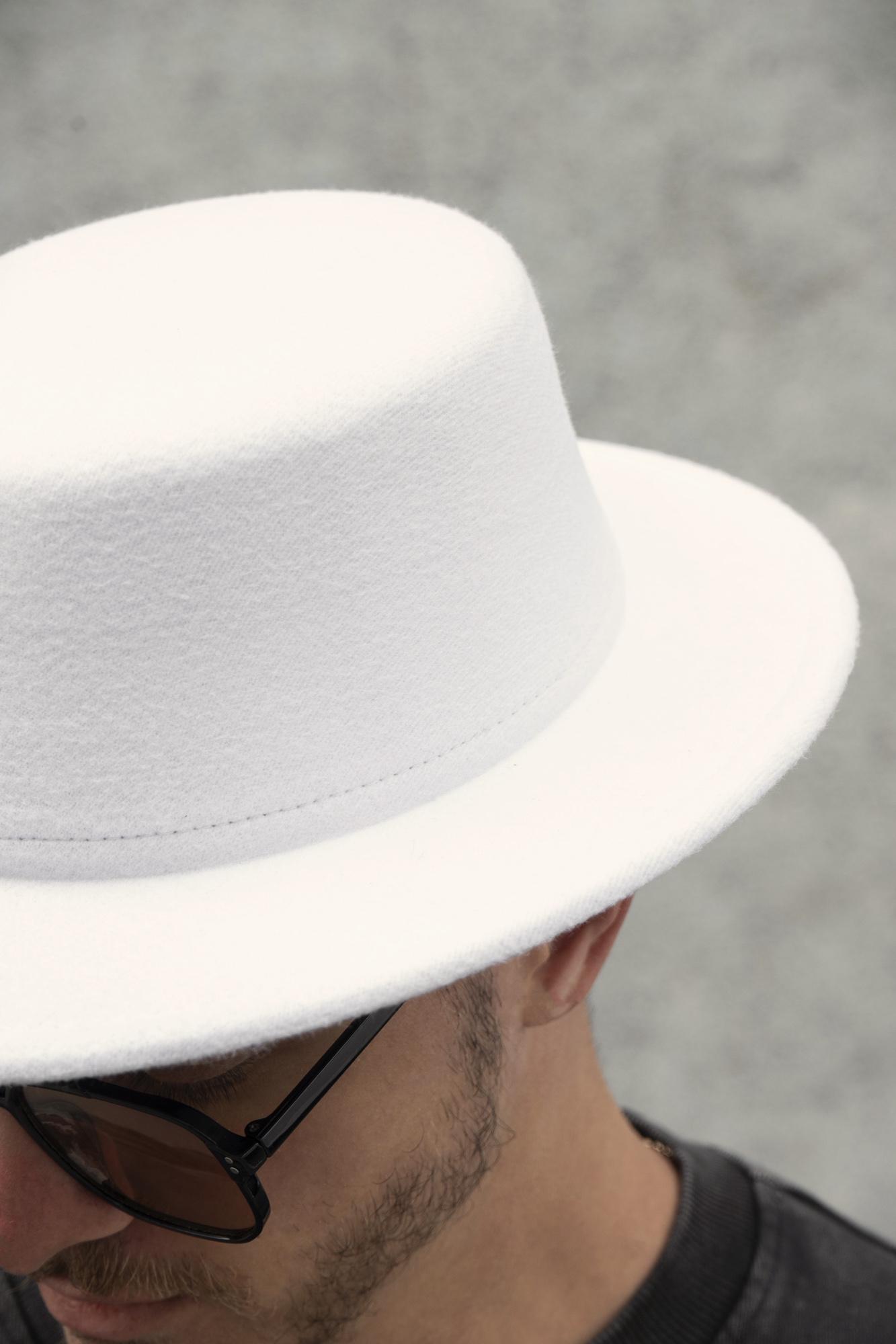 Шляпа мужская Without Walter Basic White (8049706) - фото 4