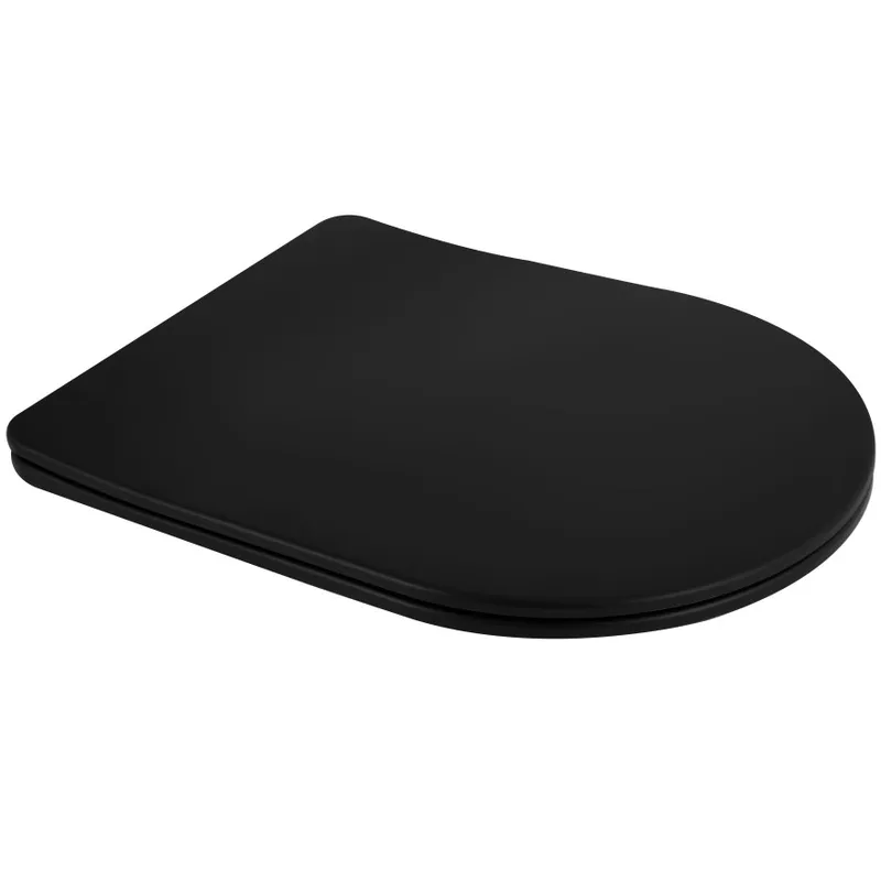 Сидение-крышка для унитаза MIXXUS Premium SEAT COVER ELLIPSE-BEVEL-2001 с микролифтом 463х361 мм Black (2511071793)