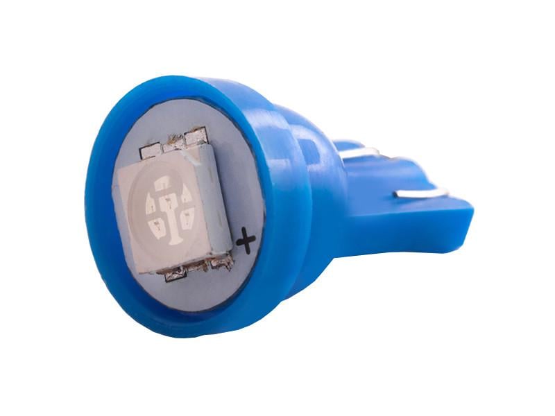Автолампа светодиодная T10 W5W 24 В SMD5050-1led Синий (1498)