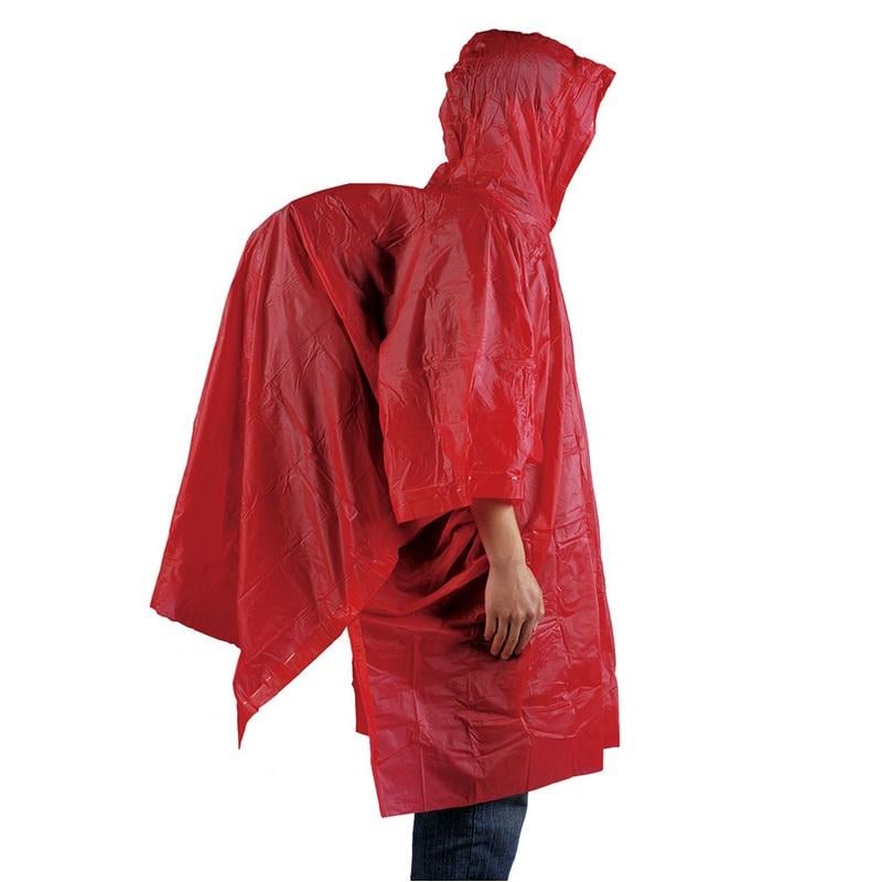 Пончо AceCamp Vinyl Rain Poncho Red