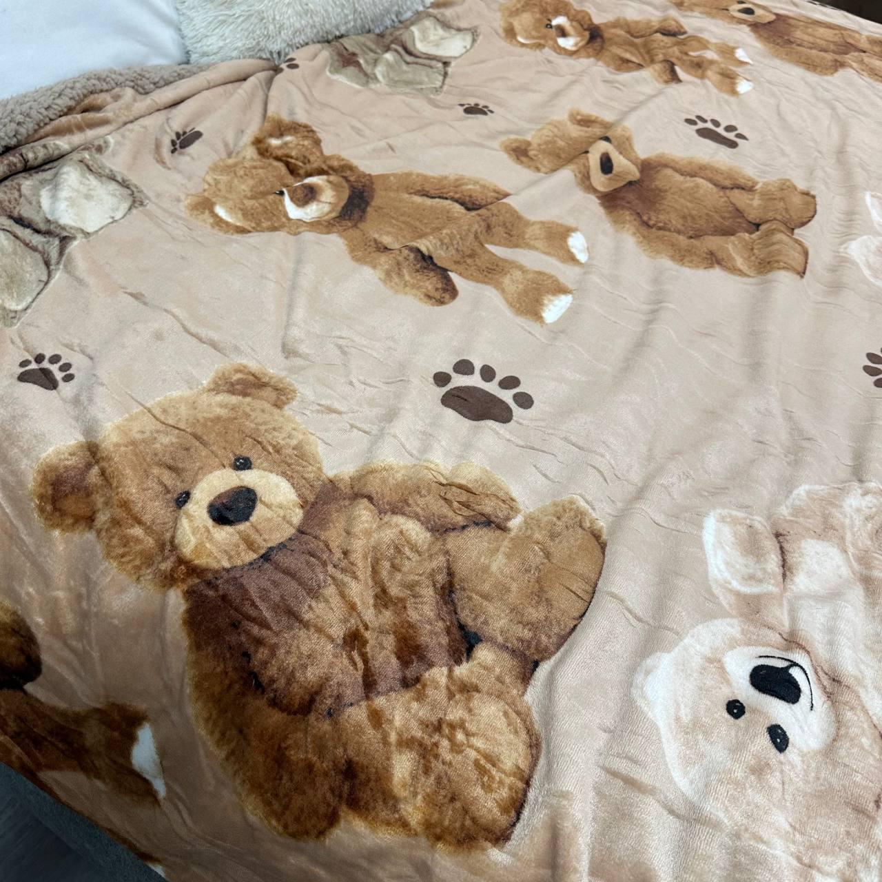 Плед-покривало двостороння 150х210 см Бежевий (30230758) - фото 5 Плед-покривало двостороння 150х210 см Бежевий (30230758) - фото 5