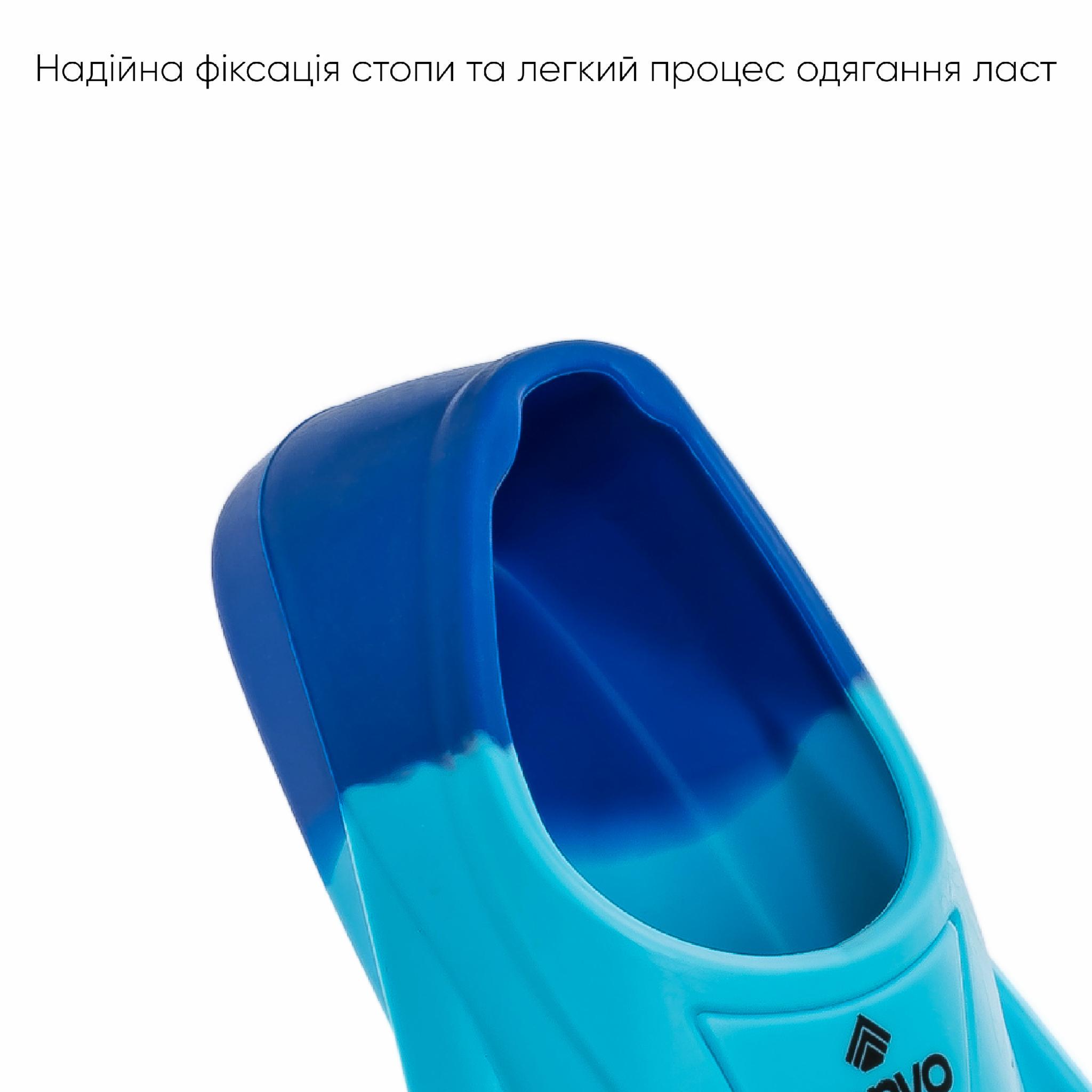 Ласты короткие для тренировки в бассейне Renvo Criz с закрытой пяткой р. 33-35 Разноцветный (SF120-45 33-35) - фото 7 Ласты короткие для тренировки в бассейне Renvo Criz с закрытой пяткой р. 33-35 Разноцветный (SF120-45 33-35) - фото 7