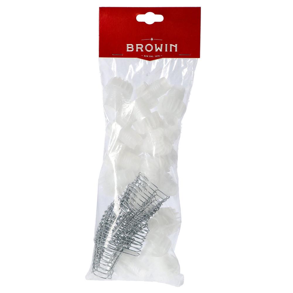 Пробка і мюзле (кошик) для шампанського Browin, 20 шт - фото 3