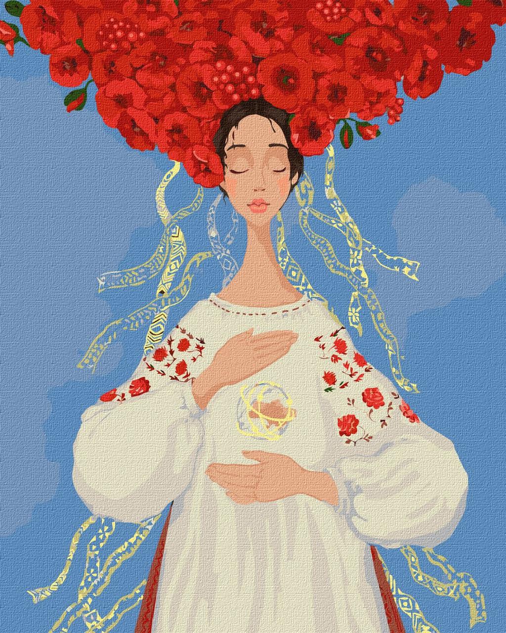 Картина по номерам Идейка Украина защищающая мир KHO4904 холст на подрамнике 40x50 см (1650321350)