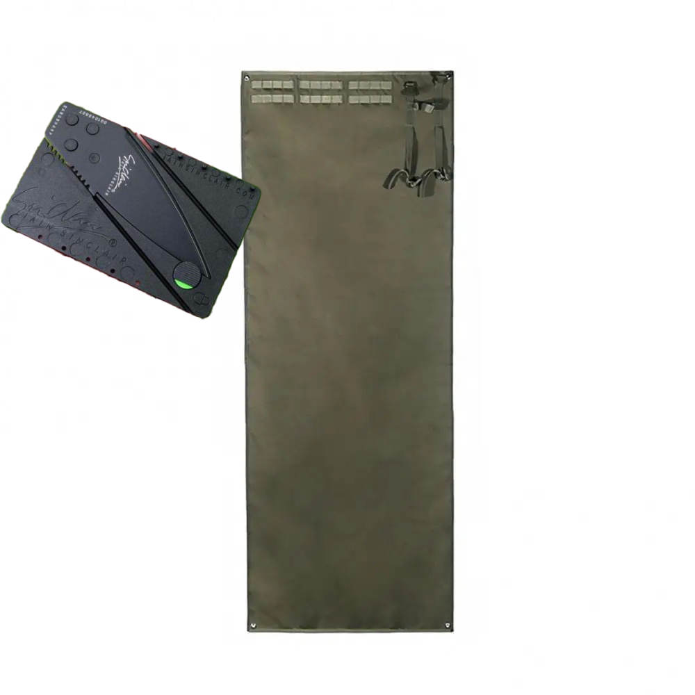 Каремат армійський Oxford 900D 200х72 см і ніж-кредитка Зелений - фото 3 Каремат армійський Oxford 900D 200х72 см і ніж-кредитка Зелений - фото 3
