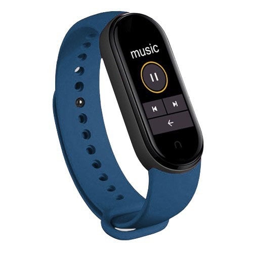 Фітнес-браслет FitPro Smart Band M6 Bluetooth 80 mAh Blue (tf4612) - фото 4