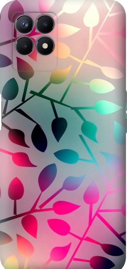 Чехол на Realme 8i Листья (2235u-2518-42517)