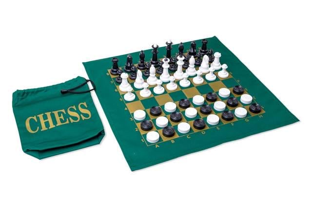 Набор шахматы/шашки/доска ткань/мешочек Набор шахматы/шашки/доска ткань/мешочек