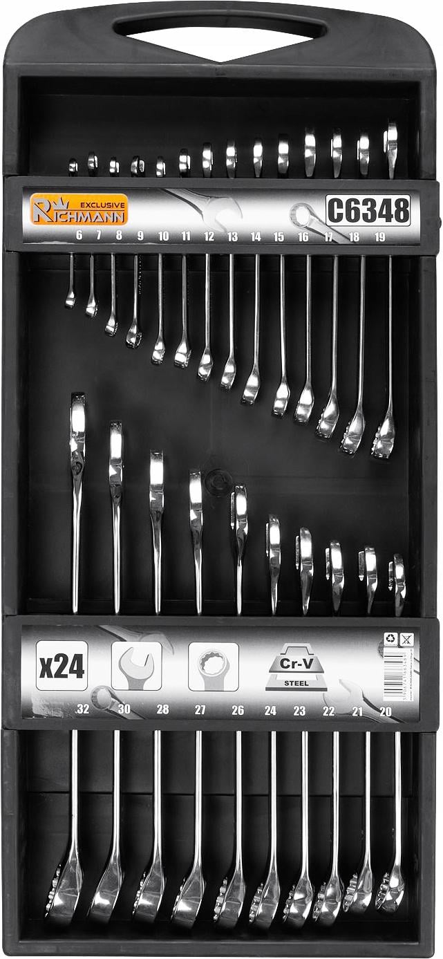 Набор ключей рожково-накидных Richmann в корпусе 24 шт. 6-32 мм (C6348)