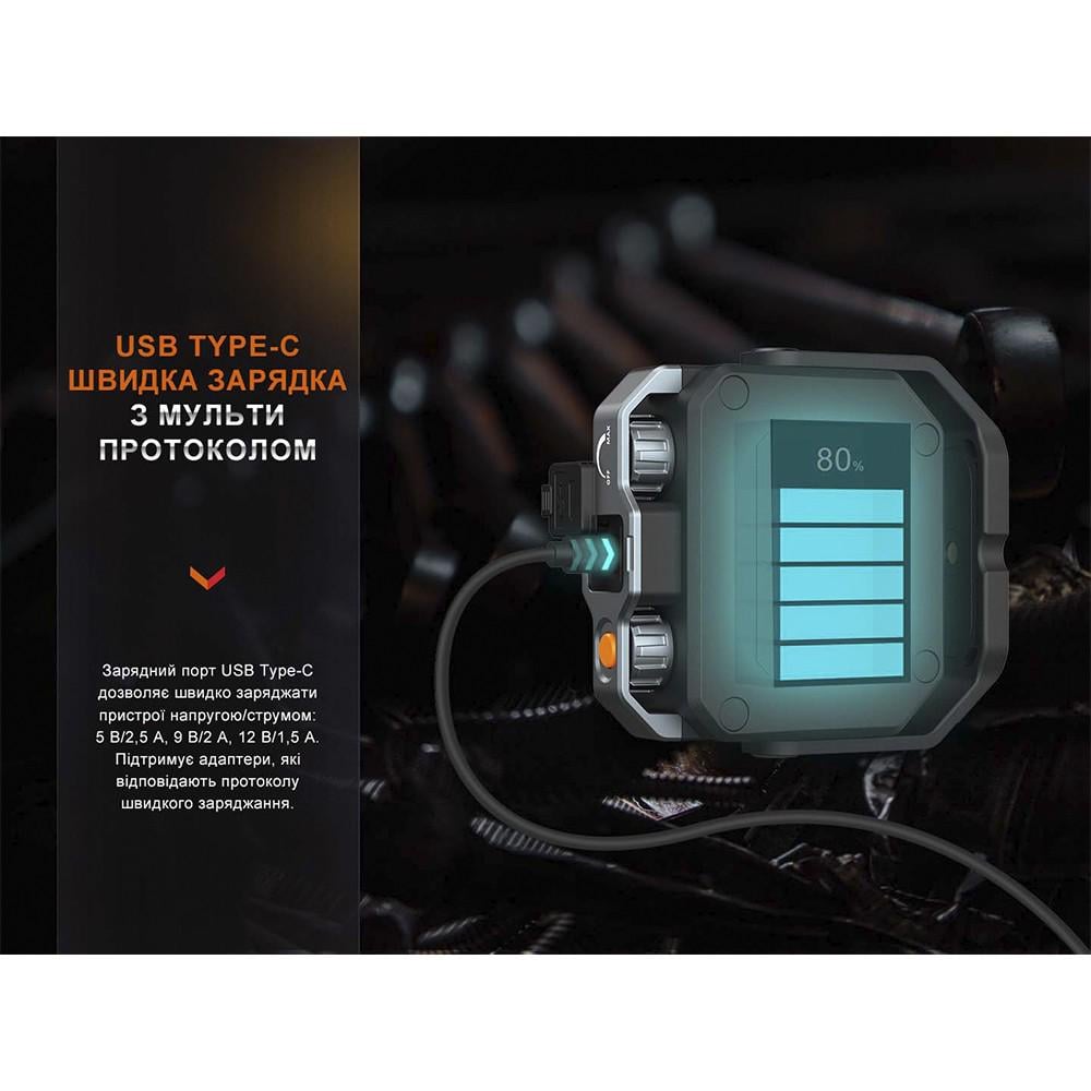 Фонарь многофункциональный Fenix с функцией Powerbank 10 000 mAh (CL28R) - фото 10 Фонарь многофункциональный Fenix с функцией Powerbank 10 000 mAh (CL28R) - фото 10