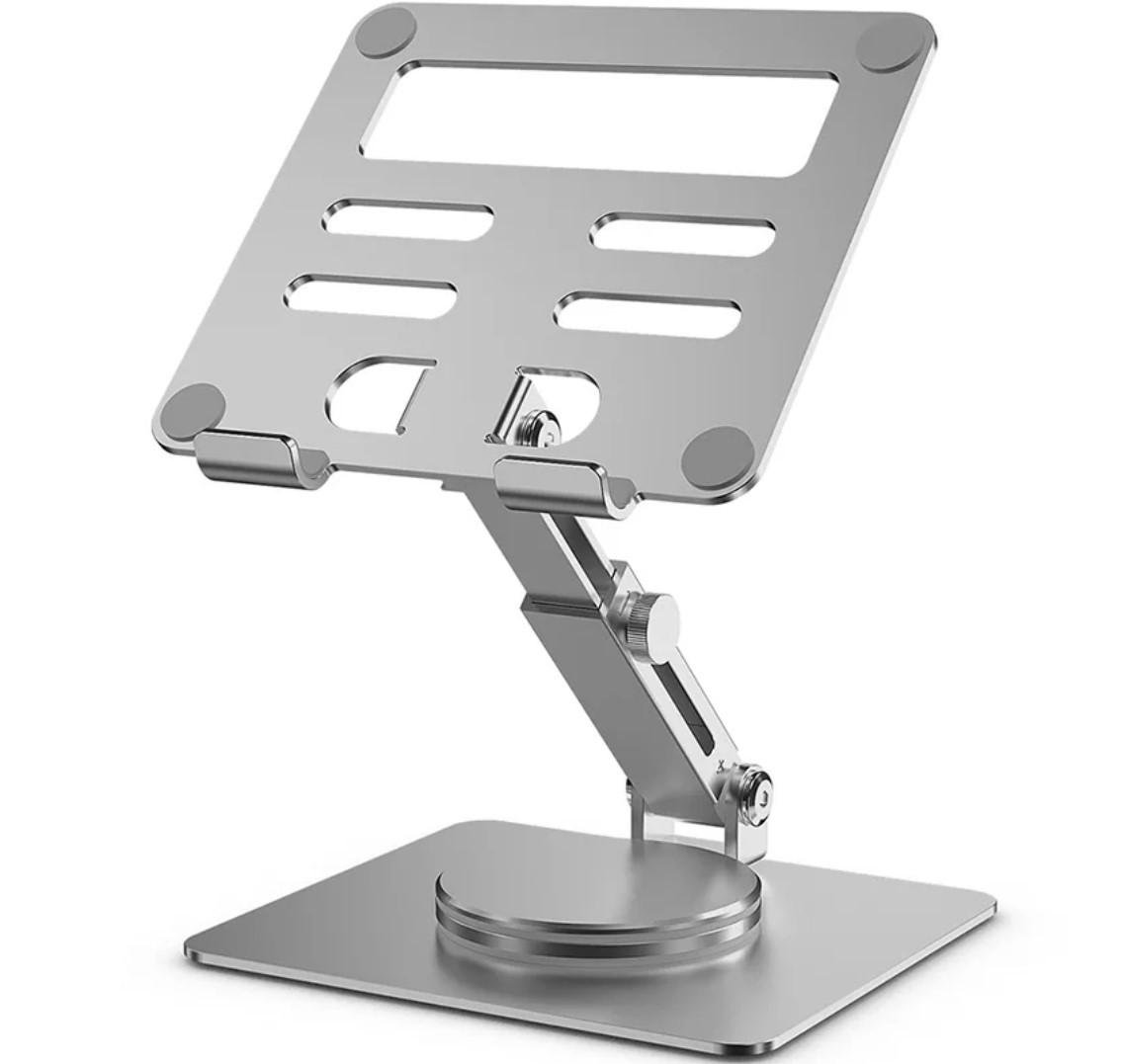 Держатель для планшета Primo SP05 7-12,9" настольный металлический с функцией вращения Silver (2632444852) - фото 1 Держатель для планшета Primo SP05 7-12,9" настольный металлический с функцией вращения Silver (2632444852) - фото 1