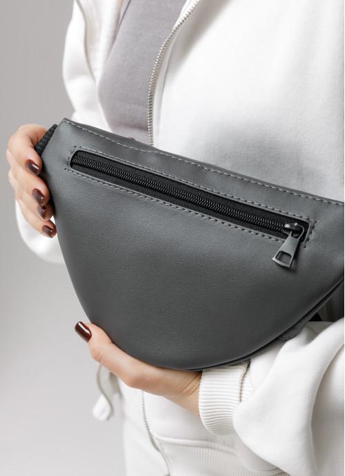 Поясная женская сумка Sambag экокожа/водостойкая Графитовый (2618897947) - фото 8 Поясная женская сумка Sambag экокожа/водостойкая Графитовый (2618897947) - фото 8