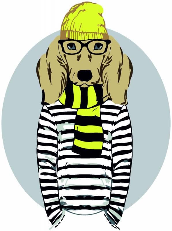 Картина по номерам Rosa Stylish dog 35х45 см (Az-218676)