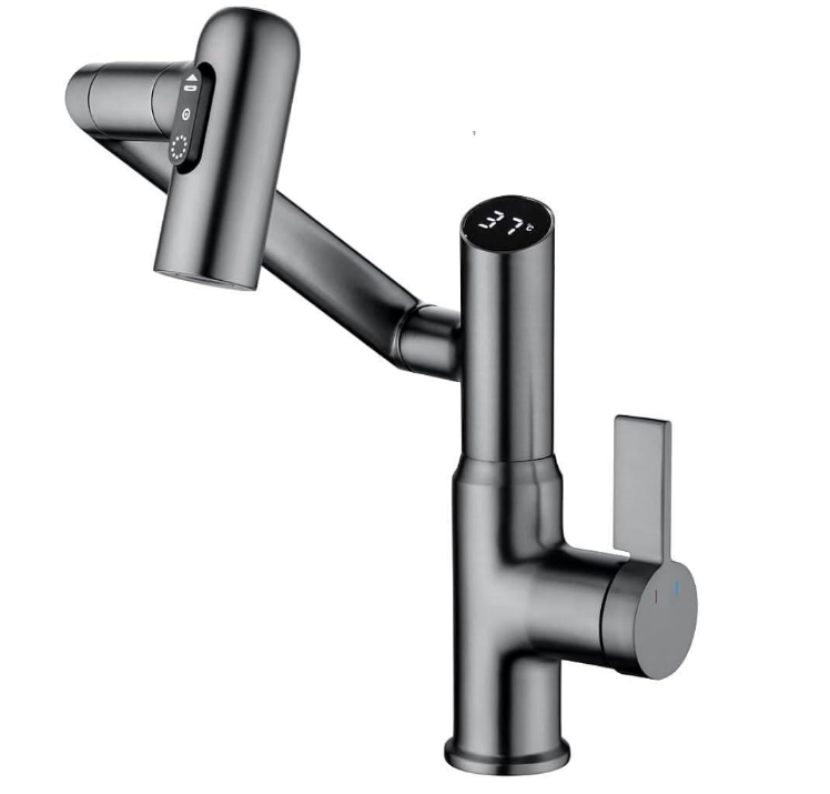 Змішувач для кухні Epelli Sensore Robotic Grafito Графітовий (2424235959)