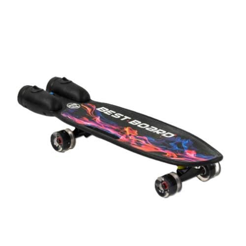 Скейтборд Best Board S-00501/4 с музыкой и дымом/USB зарядка/аккумуляторная батарея/колеса PU со светом 60х45 мм (24612106)