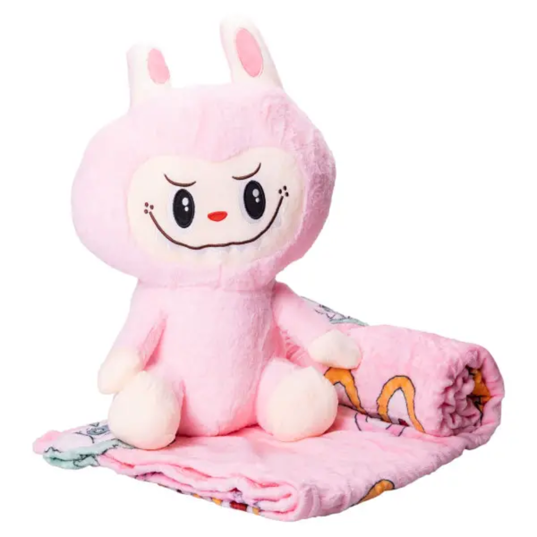 М'яка іграшка-сюрприз велика Labubu Рожевий