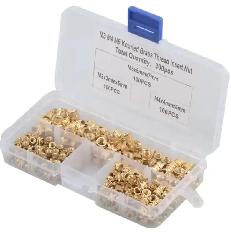 Гайки закладные латунные 300 шт. Gold (020103) - фото 1