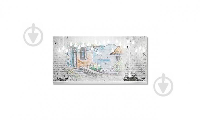 Наклейка вінілова на стіл Zatarga  "Фрески Цеглини" 600х1200 мм (Z181320st)