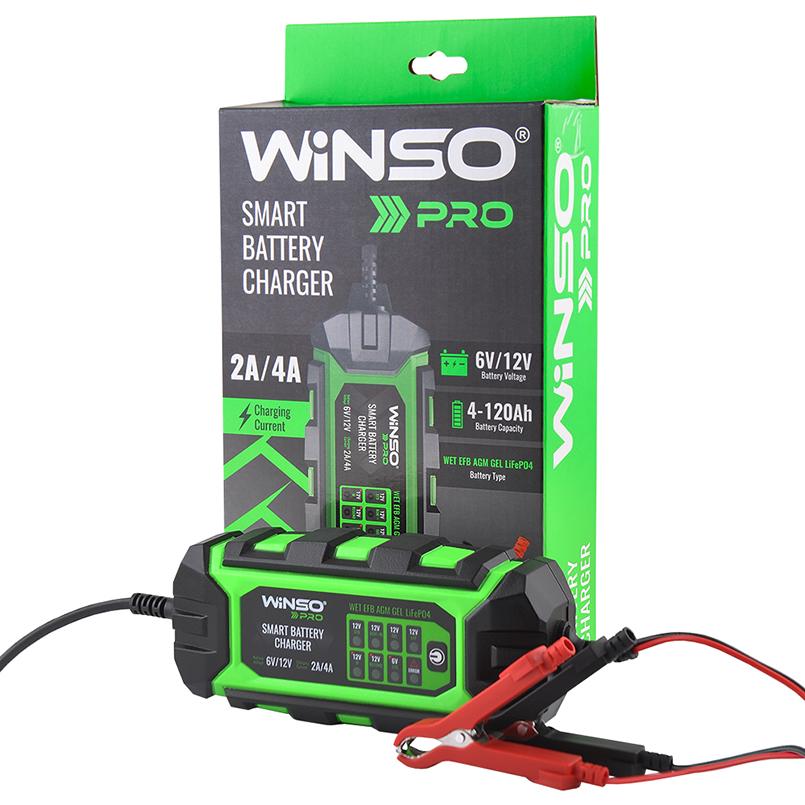 Зарядное устройство АКБ WINSO Pro 6/12V 4A 8LEDs (139310) - фото 4