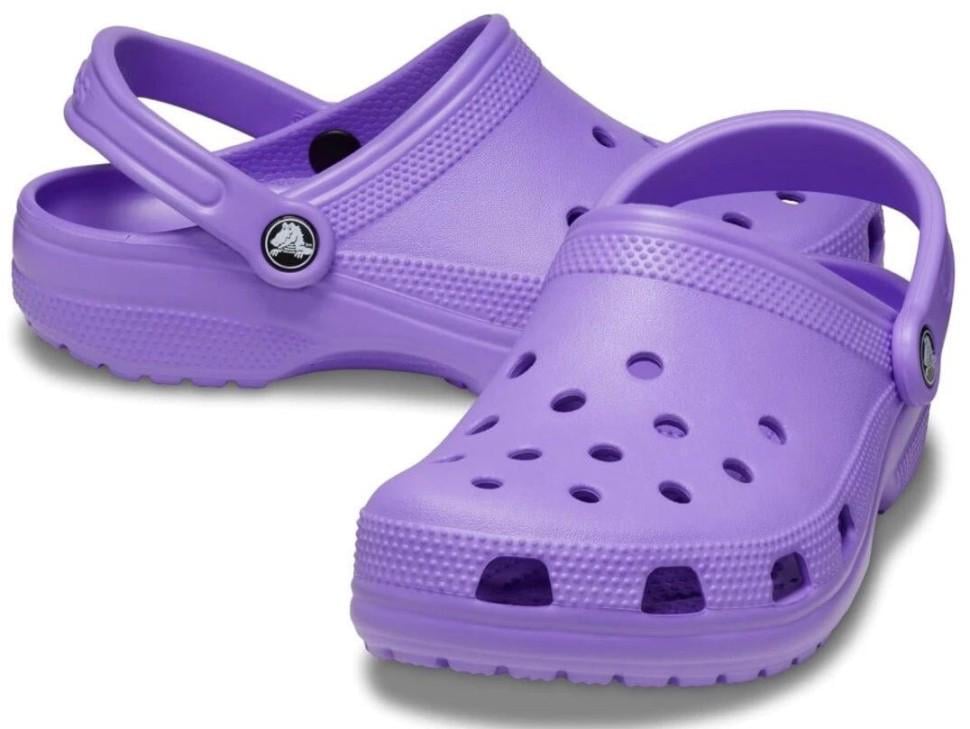 Крокси для дівчинки Crocs Cдog Classic Kids Purple р. 25/26 Фіолетовий (25713)