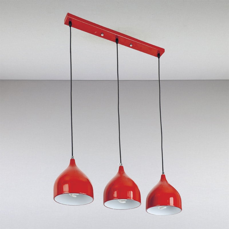 Люстра Light House LS-10814-3 Червоний