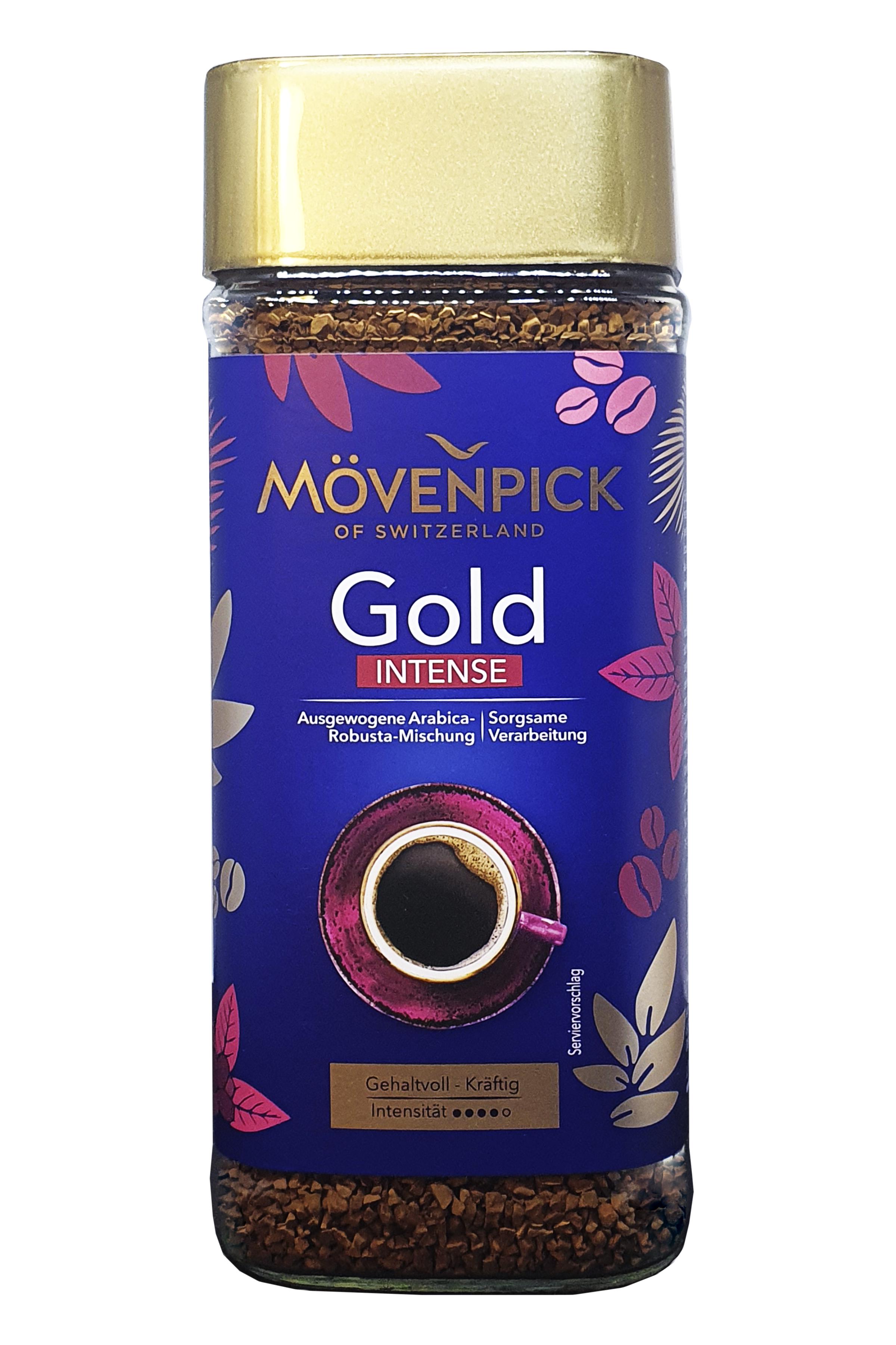Кава розчинна Movenpick Gold Intense J.J.Darboven в скляній банці 200 г (54756)