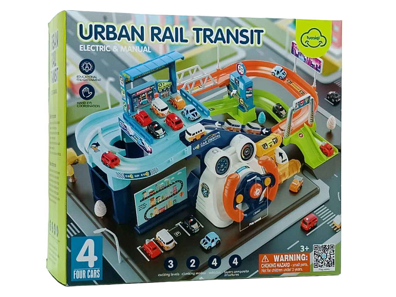 Парковка для машинок Shantou Urban rail transit з кермом (T904A)