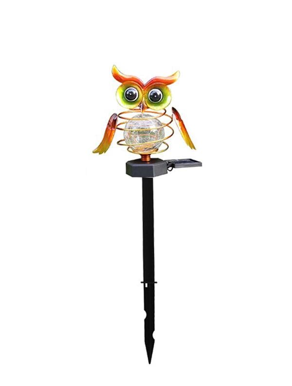 Сова на сонячній панелі Solar Owl Outdoor Decorative Lights Garden Decorations