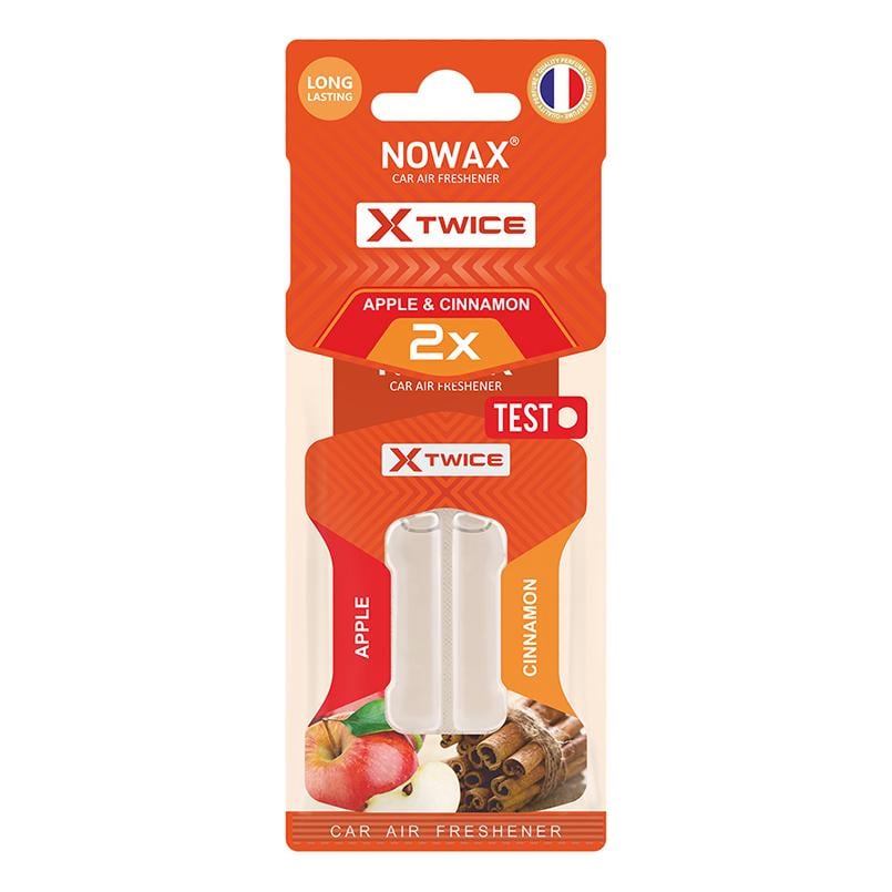 Ароматизатор с двойной капсулой Nowax X Twice - Apple & Cinnamon
