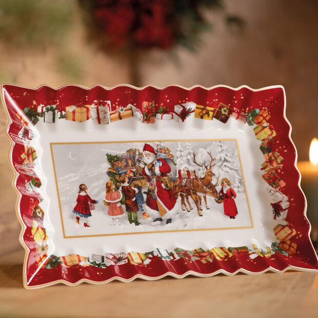 Блюдо сервировочное Villeroy & Boch Toy's Fantasy новогоднее прямоугольное прямоугольное 23 см (1483322211) - фото 3