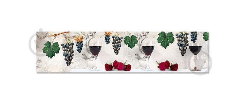 Наклейка виниловая кухонный фартук  Zatarga  "Красное вино"  600х2500 мм (Z181305)