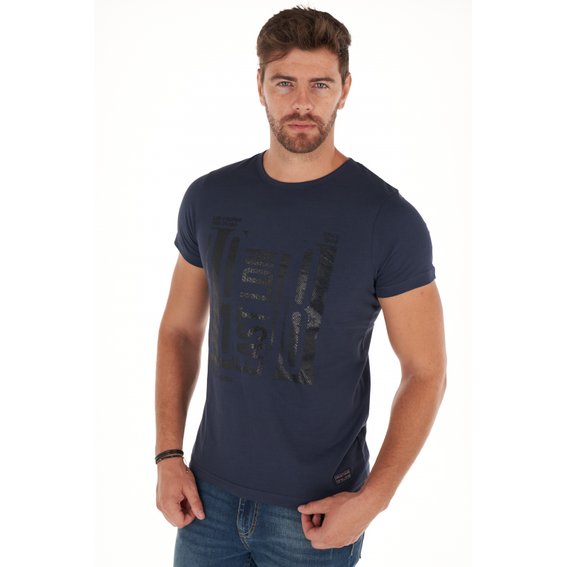 Футболка мужская Lee Cooper 10196185 S Синий