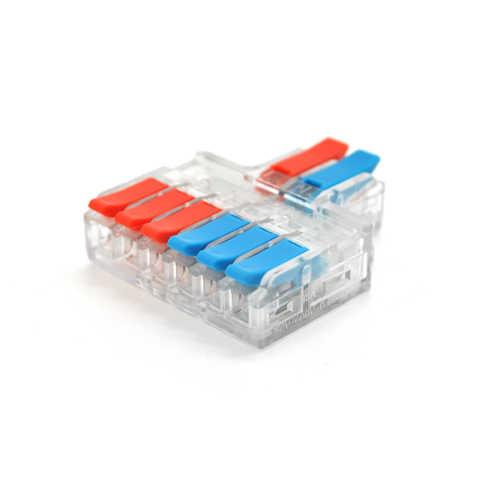 Колодка клемна VOLTRONIC LT-626T прозора 2х6 (23113)