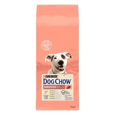 Корм для дорослих собак схильних до алергії Dog Chow Sensetive з лососем 14 кг - фото 2 Корм для дорослих собак схильних до алергії Dog Chow Sensetive з лососем 14 кг - фото 2
