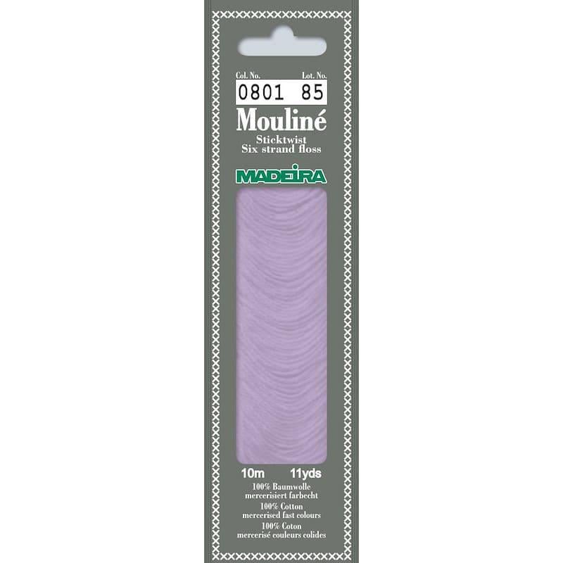 Нитки муліне Madeira 0801 Mouline Лаванда Нитки муліне Madeira 0801 Mouline Лаванда