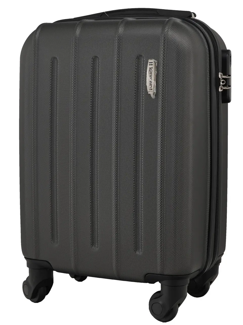 Валіза пластикова KAIMAN 13021 ручна поклажа 40x30x20 см Графітовий - фото 2 Валіза пластикова KAIMAN 13021 ручна поклажа 40x30x20 см Графітовий - фото 2